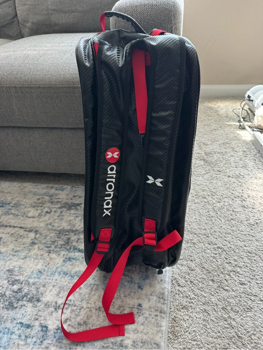Arronax 3K fiber texture leather pickleball backpack